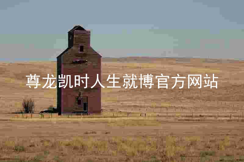 尊龙凯时人生就博官方网站